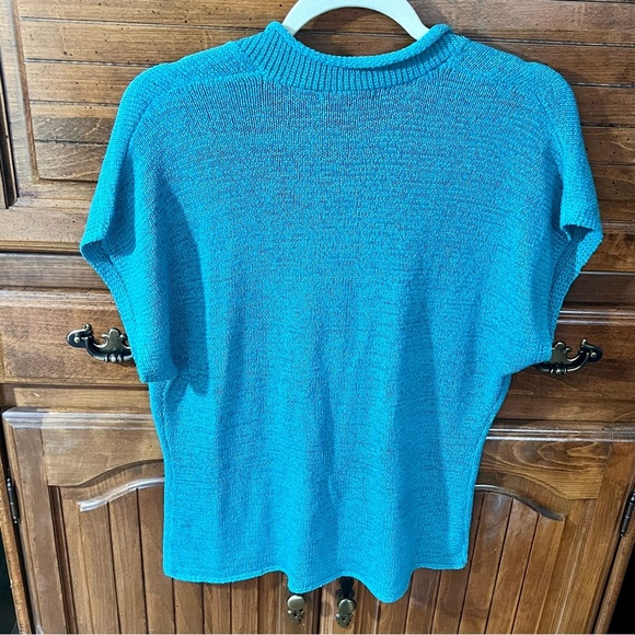 August Silk women’s size XL teal blue sweater/shrug NWT - Picture 5 of 9